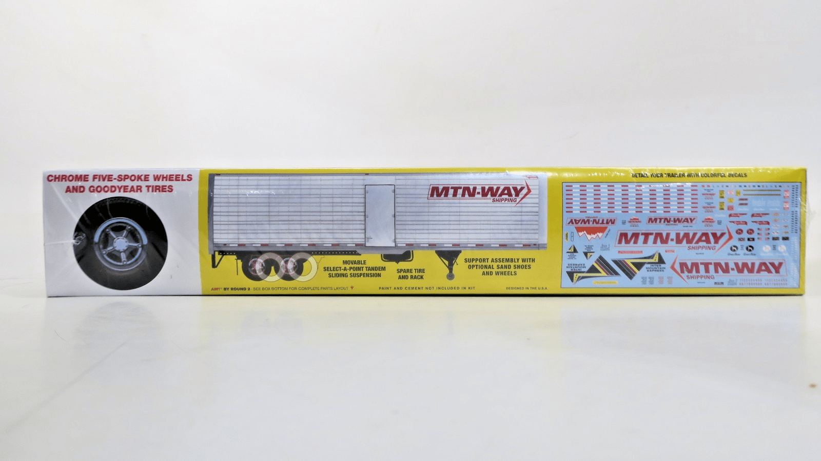 AMT 1/25 Great Dane 40ft. Dry Goods Trailer Model Kit AMT1185 - WISE GUYS HOBBIES LLC