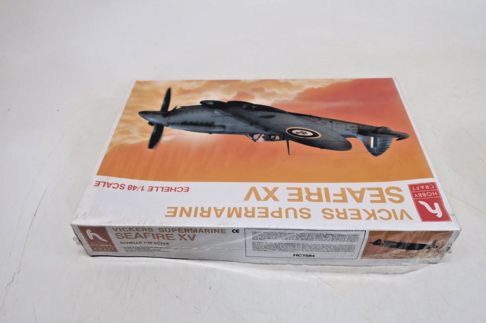 Hobby Craft 1/48 Vickers Supermarine Seafire XV Model Kit HC1584 SEALED - WISE GUYS HOBBIES LLC