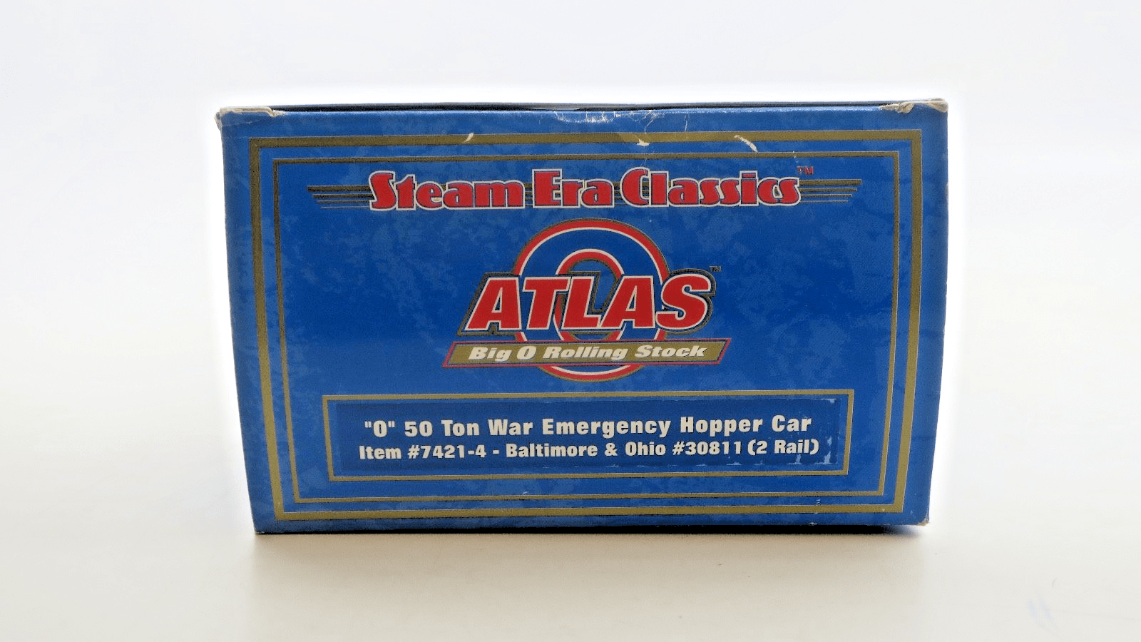 ATLAS O Scale 50 Ton War Emergency Hopper Car 7421 - 4 B&O 30811 2 Rail - WISE GUYS HOBBIES LLC