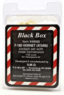 Black Box 1/48 Resin F - 18D Hornet cockpit set with nose for Hasegawa 48060 - WISE GUYS HOBBIES LLC