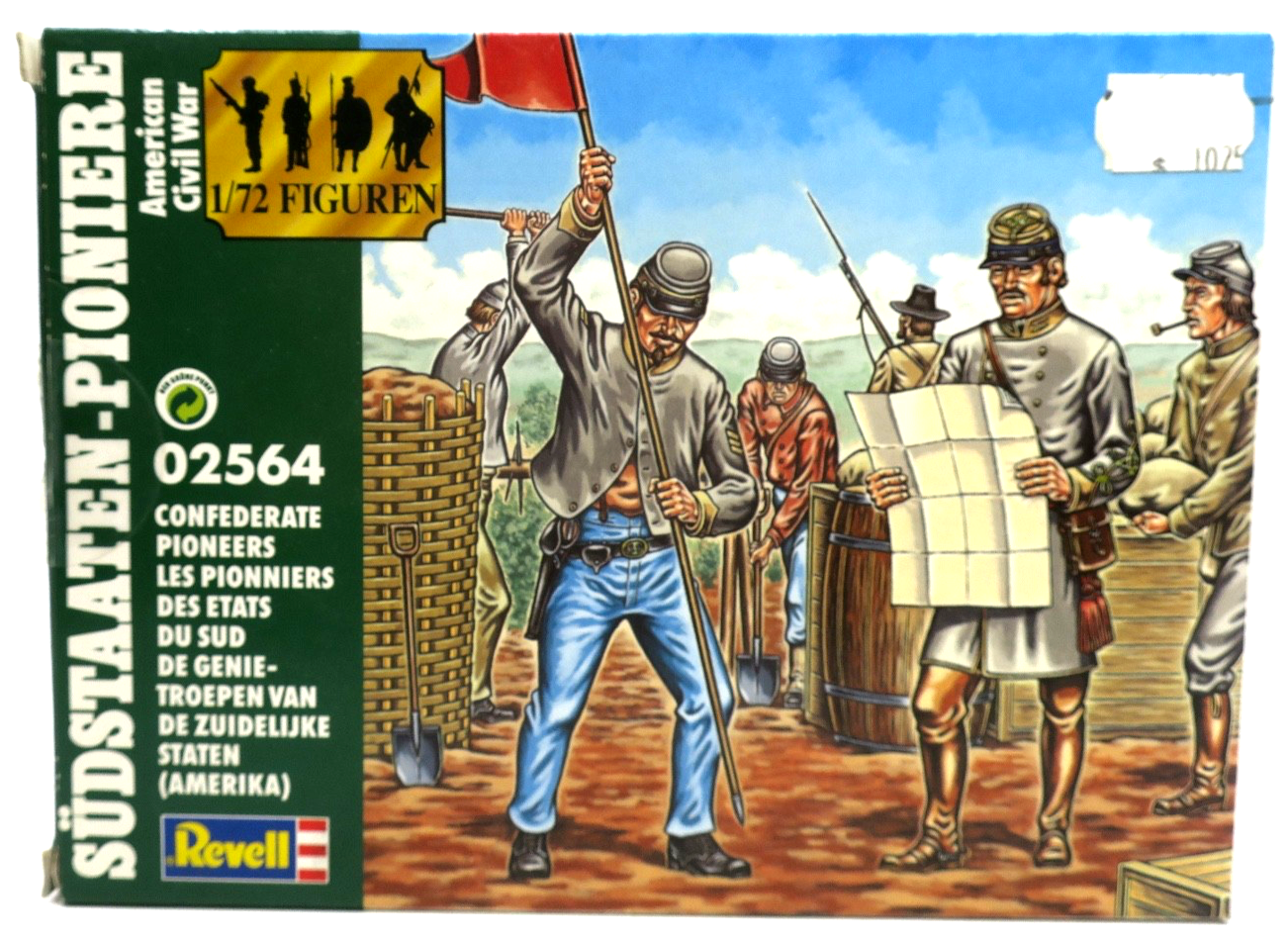 Revell 1/72 Confederate Pioneers Model Kit 02564 - WISE GUYS HOBBIES LLC