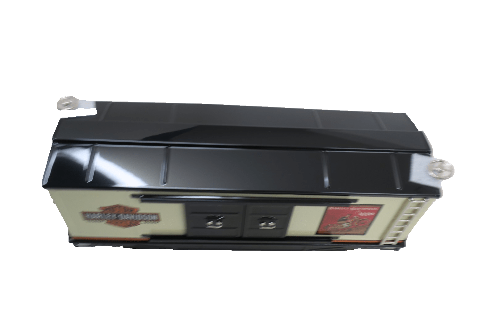 MTH Standard Gauge Tinplate Harley Davidson 200 Series Box Car 10-2089 - WISE GUYS HOBBIES LLC