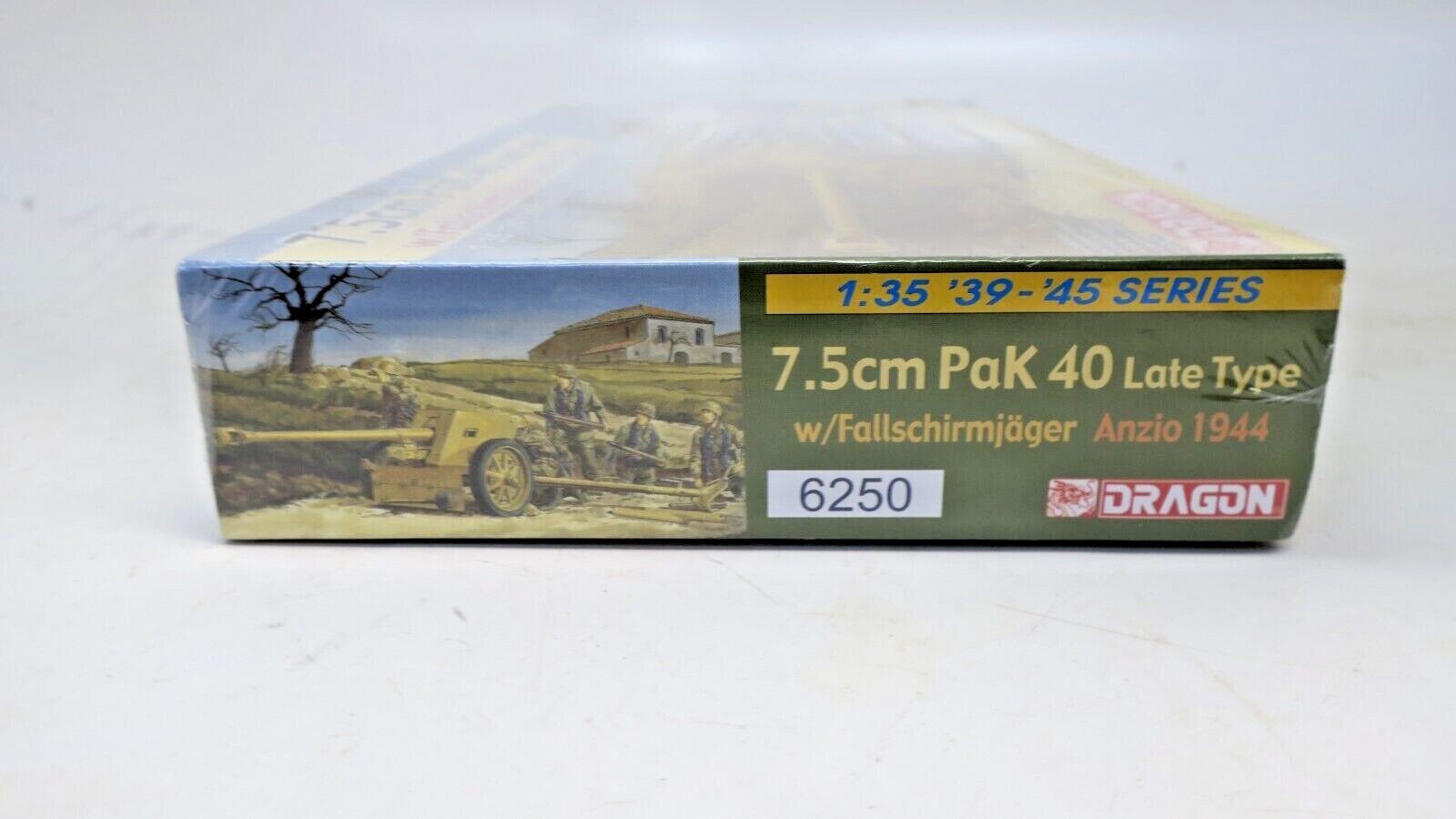 DRAGON 6250 1/35 7.5CM PAK.40 LATE TYPE W/FALLSCHIRMJAGER ANZIO 1944 - WISE GUYS HOBBIES LLC