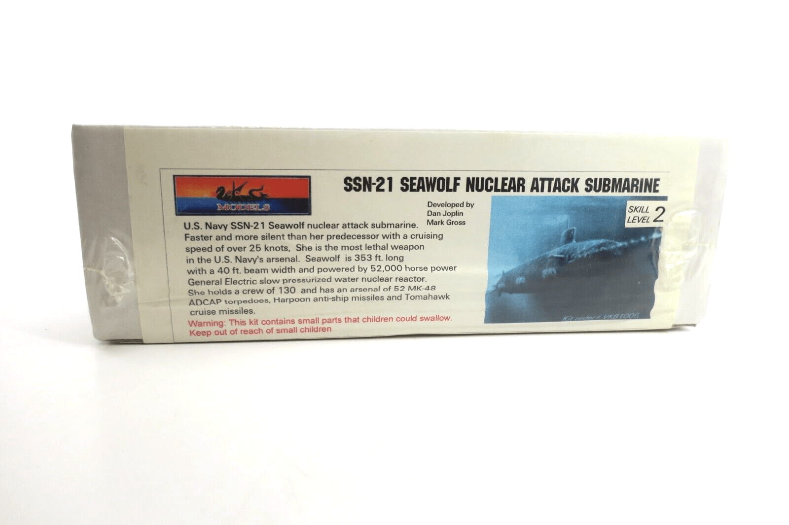 Viking Models SSN-21 Seawolf Nuclear Attack Submarine Model Kit - WISE GUYS HOBBIES LLC