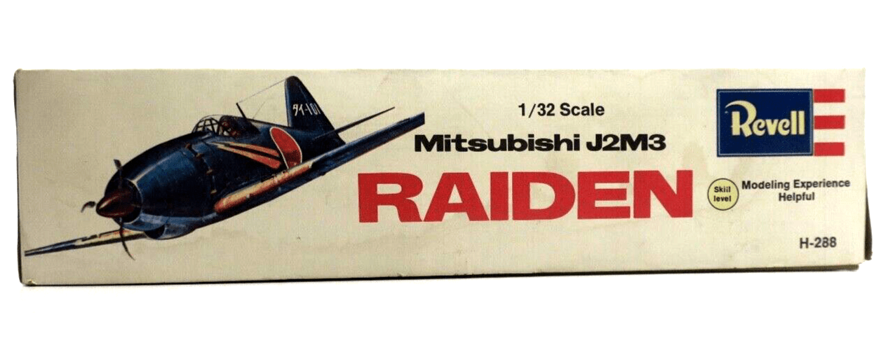 Revell 1/32 Mitsubishi J2M3 Raiden Model Kit H-288 - WISE GUYS HOBBIES LLC