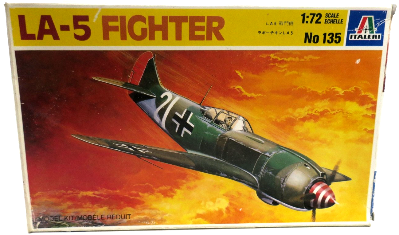 Italeri 1/72 LA-5 Fighter Model Kit 135 - WISE GUYS HOBBIES LLC