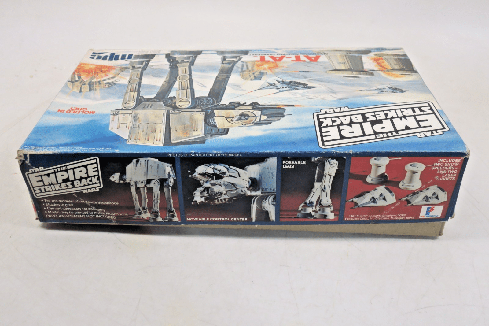 MPC 1/100 Star Wars Empire Strikes Back AT - AT Model Kit 950 - WISE GUYS HOBBIES LLC