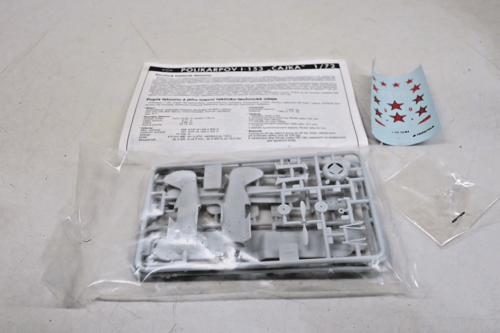 Smer 1/72 Polikarpov I - 153 Cajka Model Kit 0832 - WISE GUYS HOBBIES LLC