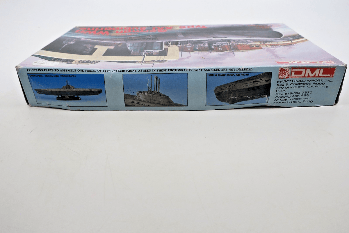 DML 1/350 German WWII Type XXI Submarine Model Kit 1008 - WISE GUYS HOBBIES LLC