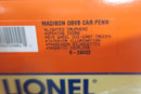 LIONEL O SCALE 6 - 29003 PRR MADISON PASSENGER 4 CAR SET WITH INTERIOR LIGHTS NIB - WISE GUYS HOBBIES LLC