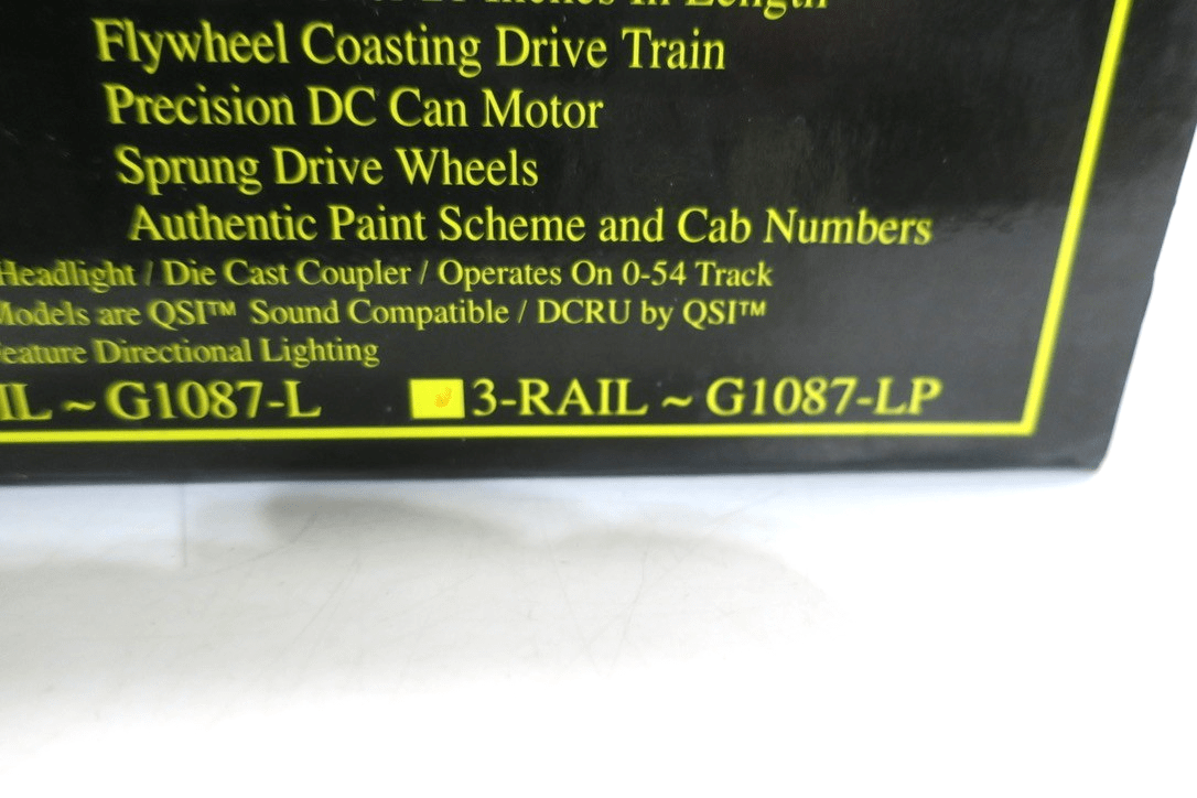 Weaver G1087 - LP Union Pacific 49er 4 - 6 - 2 Steam Locomotive w/ Tender 3 Rail O - WISE GUYS HOBBIES LLC