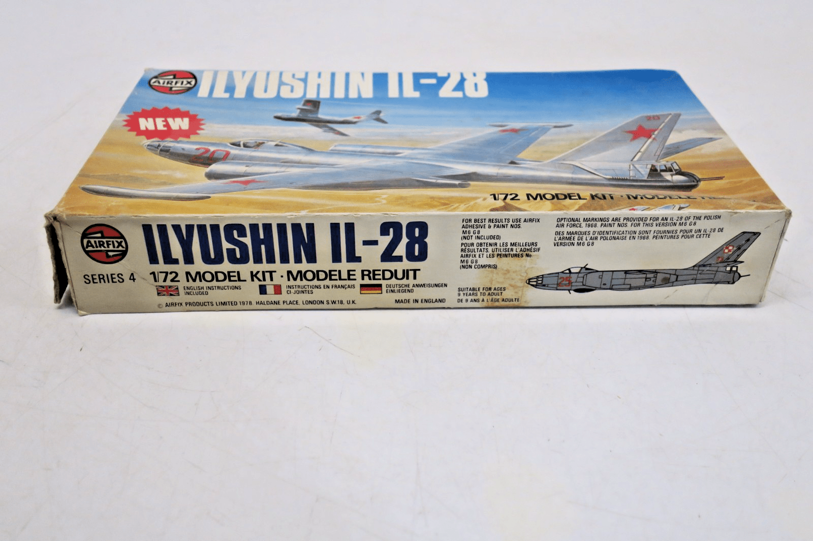 Airfix 1/72 Ilyushin IL - 28 Model Kit 04010 - 9 - WISE GUYS HOBBIES LLC