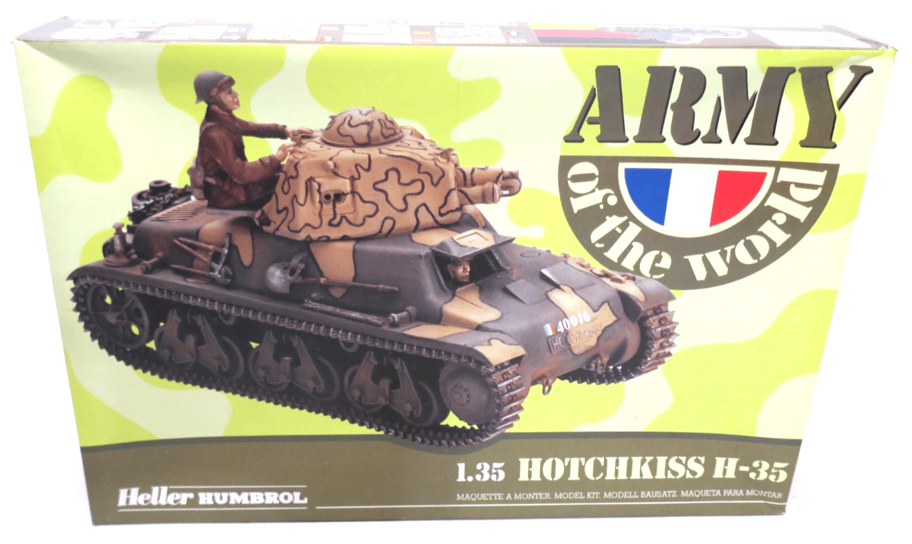Heller 1/35 Hotchkiss H - 35 Model Kit 81132 - WISE GUYS HOBBIES LLC