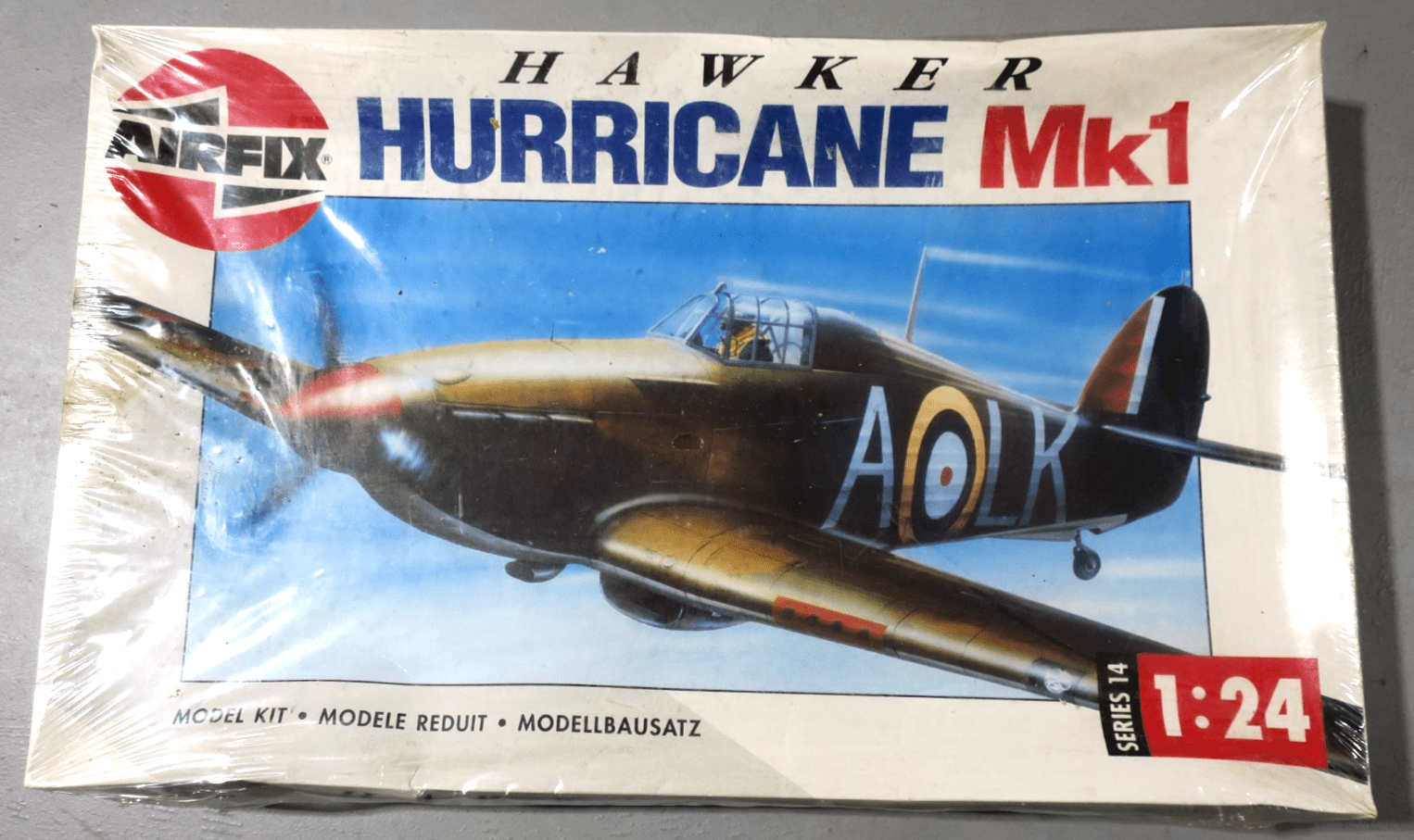 Airfix 1/24 Hawker Hurricane Mk1 Model Kit 14002 SEALED - WISE GUYS HOBBIES LLC
