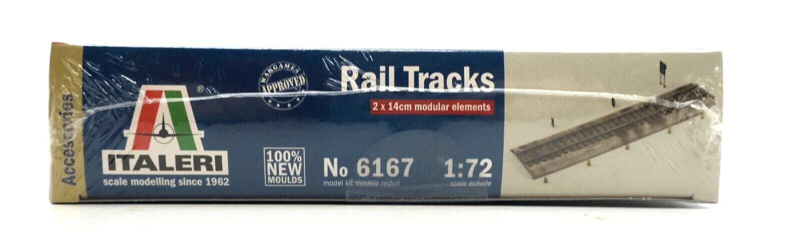 Italeri 6167 1/72 RAIL TRACKS - WISE GUYS HOBBIES LLC