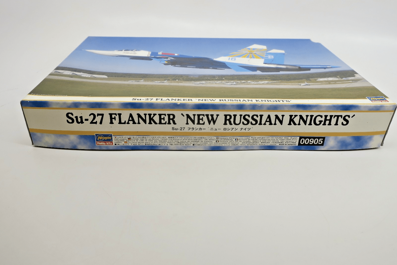 Hasegawa 1/72 Su - 27 Flanker New Russian Knights Model Kit Slight Box Damage - WISE GUYS HOBBIES LLC