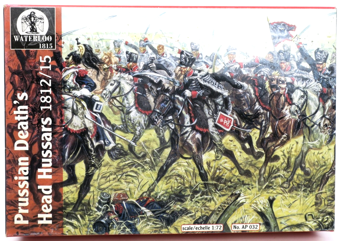 Waterloo 1815 1/72 Prussian Death's Head Hussars 1812/15 Model Kit AP032 - WISE GUYS HOBBIES LLC