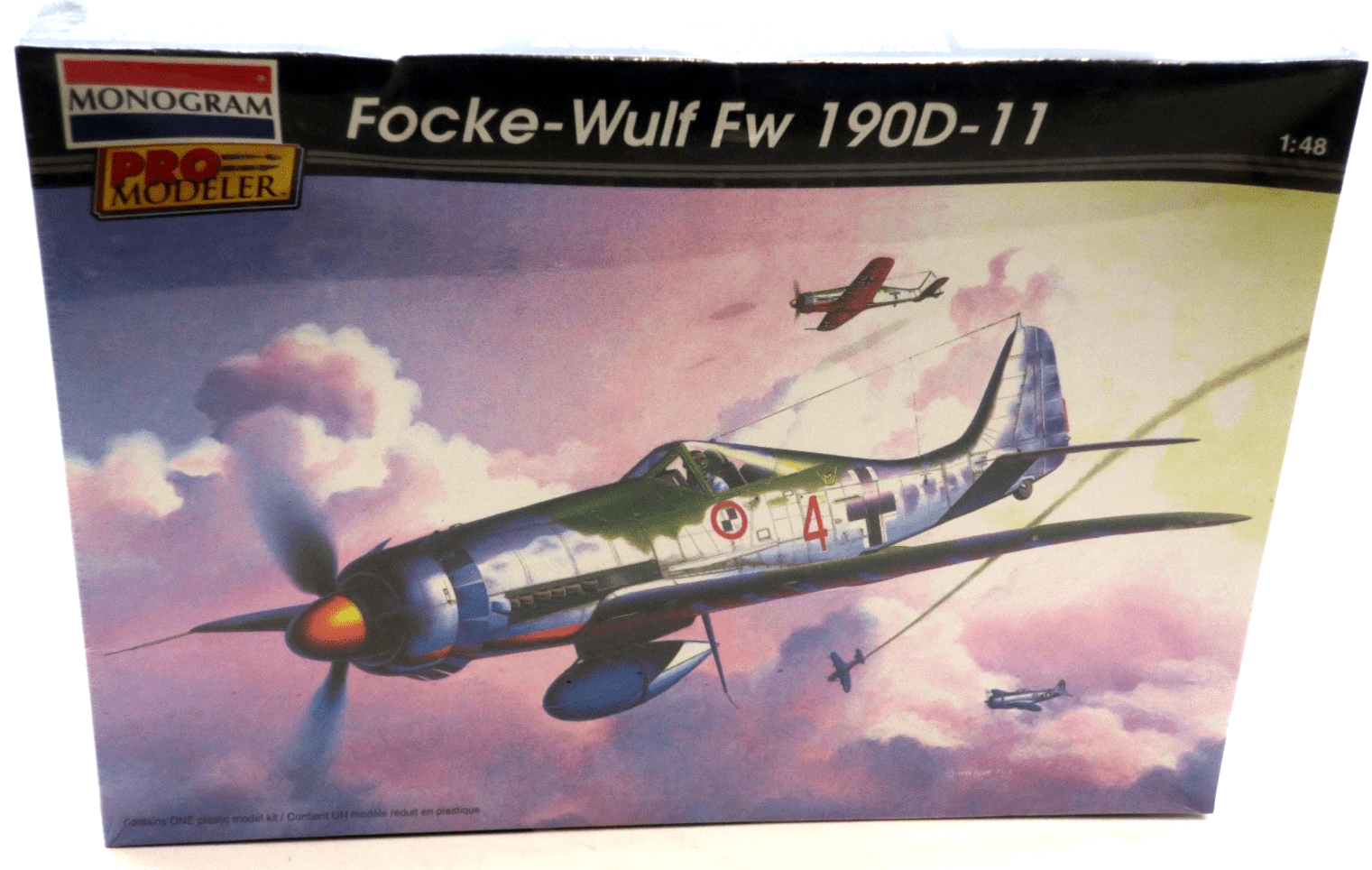 Monogram Pro Modeller 1/48 Focke-Wulf Fw 190D-11 Model Kit SEALED. - WISE GUYS HOBBIES LLC