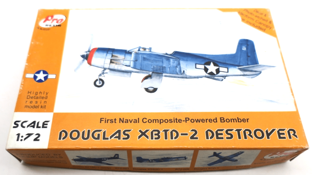 Pro Resin 1/72 Douglas XBTD-2 Destroyer Resin Model Kit - WISE GUYS HOBBIES LLC