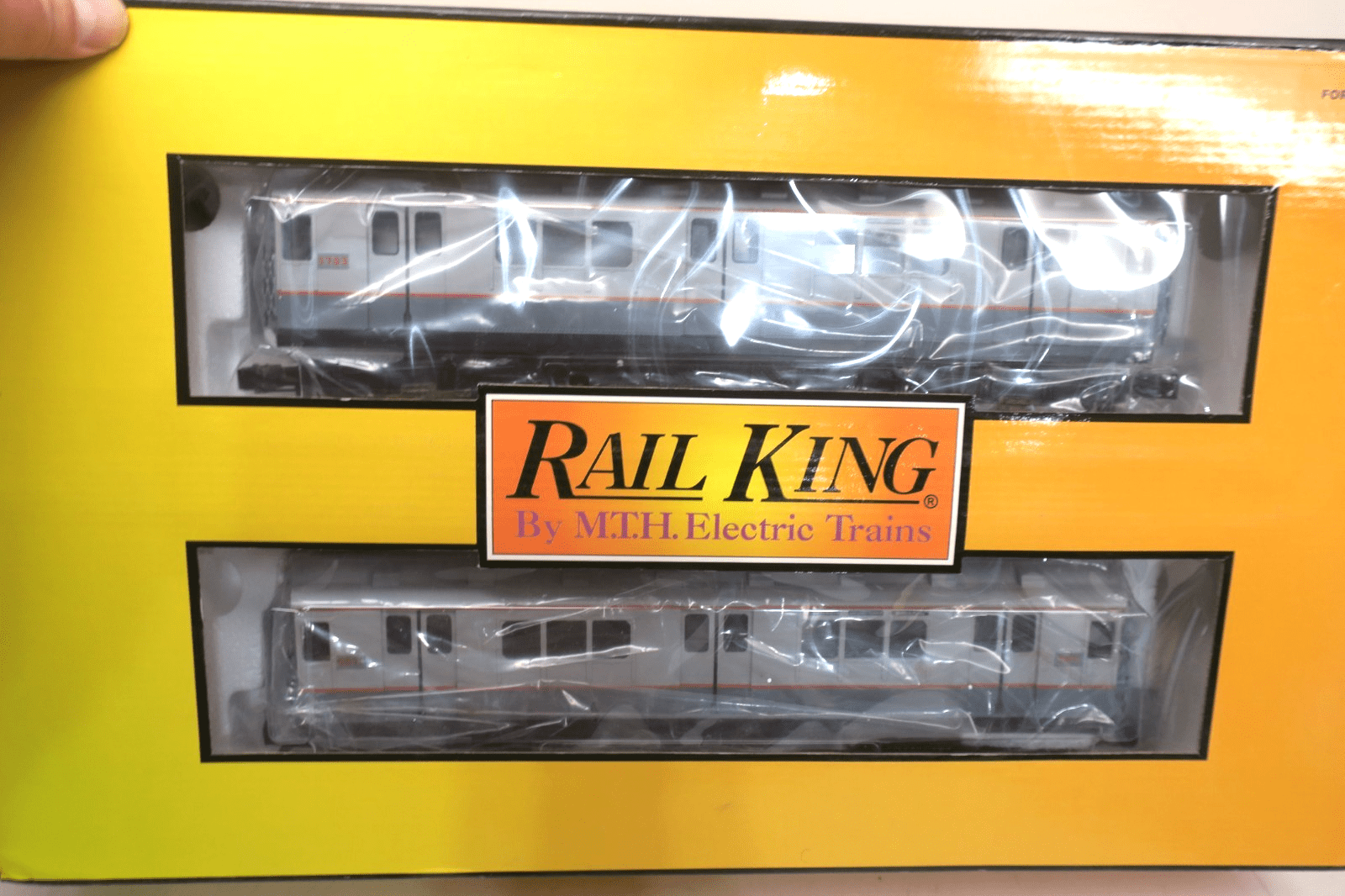 RARE MTH Rail King MTA R - 12 4 - Car Subway Set Loco Sound Lights 30 - 2373 - 0 - WISE GUYS HOBBIES LLC
