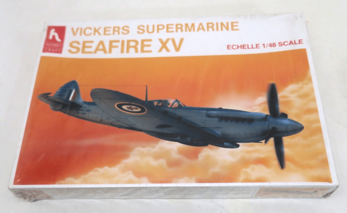 Hobby Craft 1/48 Vickers Supermarine Seafire XV Model Kit HC1584 SEALED - WISE GUYS HOBBIES LLC