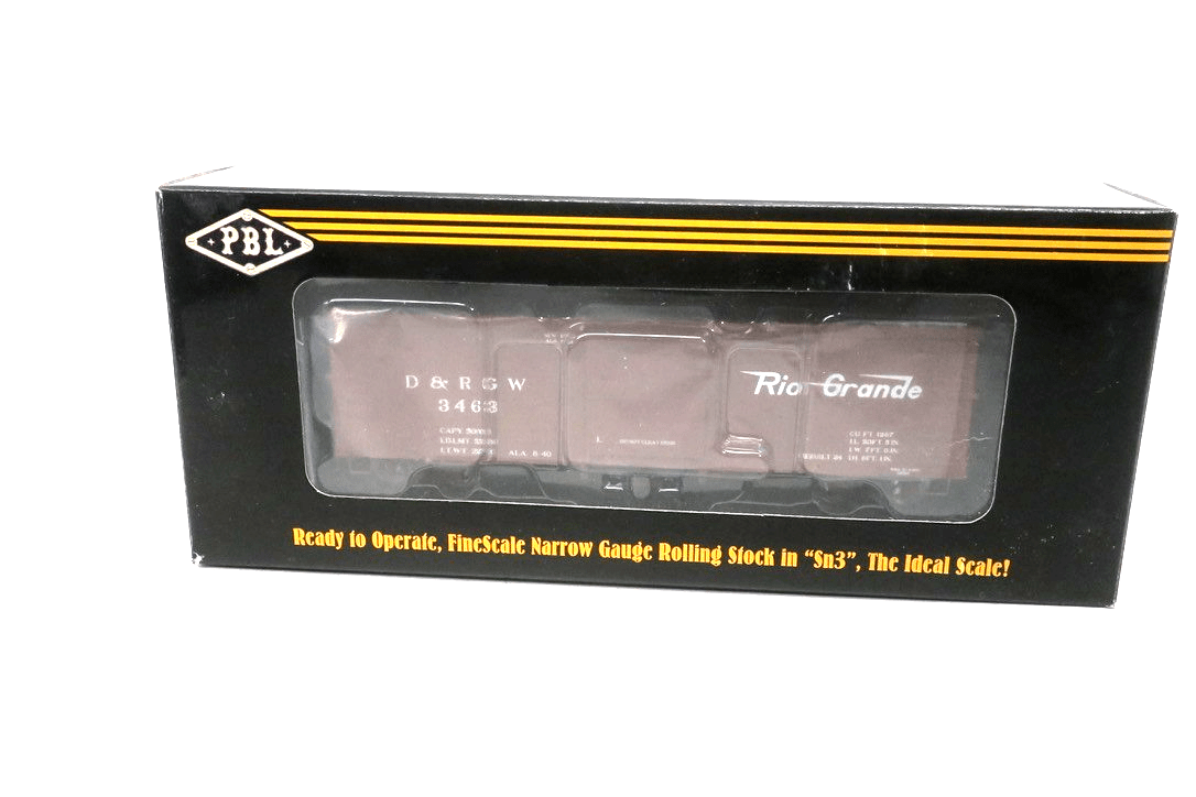 SN3 PBL RTR READY TO RUN LIMITED PRODUCTION BOX CAR 3463 DRGW ECONOMY DOOR - WISE GUYS HOBBIES LLC
