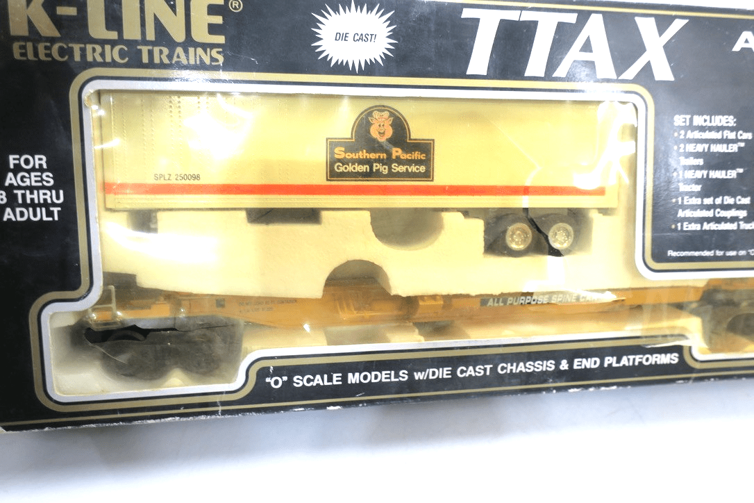 Kline K - 7702 SP Southern Pacific Golden Pig 5 Car TTAX Set - WISE GUYS HOBBIES LLC