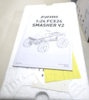 FMS FCX24 Smasher V2 1/24 RTR Monster Truck Blue - Complete w/ Box - WISE GUYS HOBBIES LLC