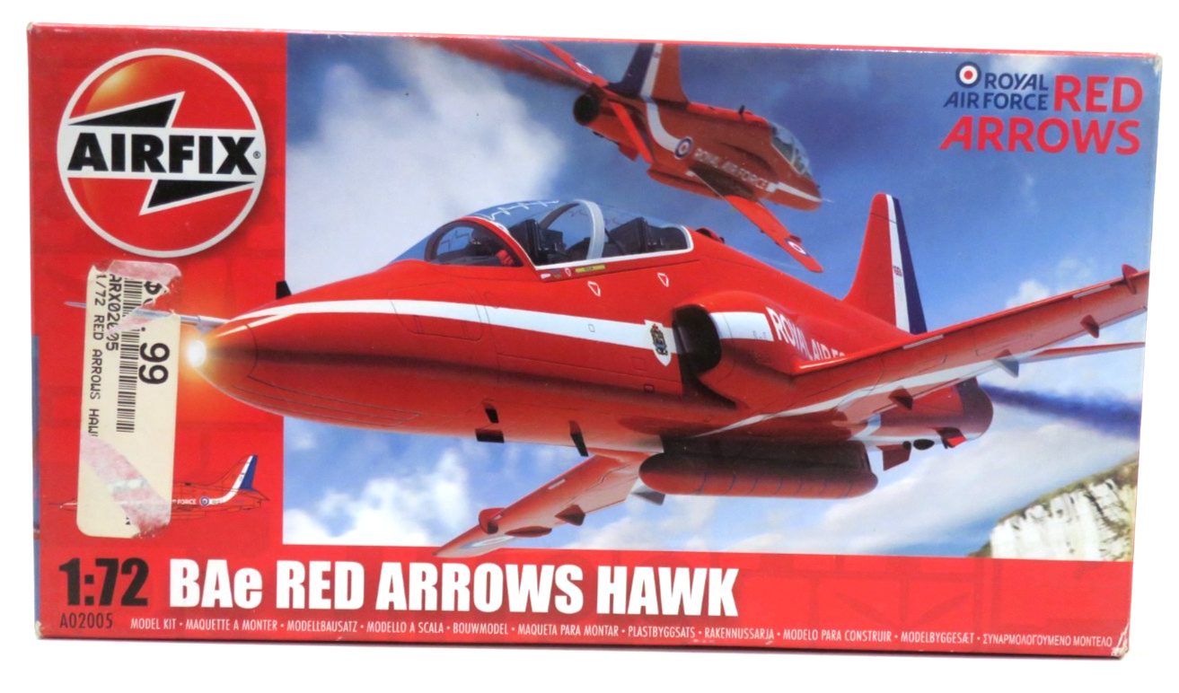 Airfix 1/72 BAe Red Arrows Hawk Model Kit A02005 - WISE GUYS HOBBIES LLC