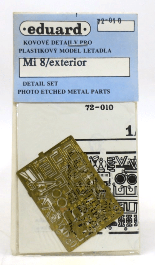 Eduard Photo Etch 1/72 Mi 8/exterior Detail Set 72 - 010 - WISE GUYS HOBBIES LLC