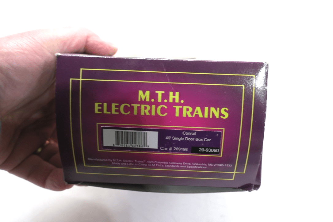 MTH O Scale Sherwin Williams 40Ft.Single Door Box Car 269198 Conrail 20 - 93060 - WISE GUYS HOBBIES LLC