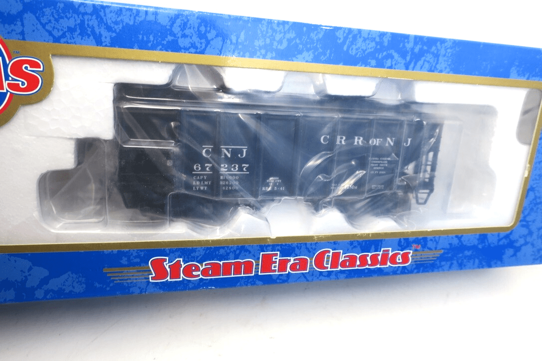 Atlas O 55 Ton Fish Belly Hopper 2 Rail O Scale CRR NJ 67237 FREIGHT 7762-3 - WISE GUYS HOBBIES LLC