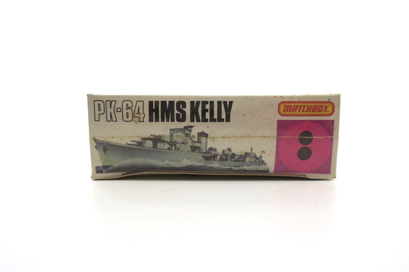 Vintage 1980 Matchbox PK-64 HMS Kelly Model Kit G2 - WISE GUYS HOBBIES LLC