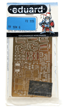 Eduard PE 1/72 TF - 104G Detail Set 72115 - WISE GUYS HOBBIES LLC
