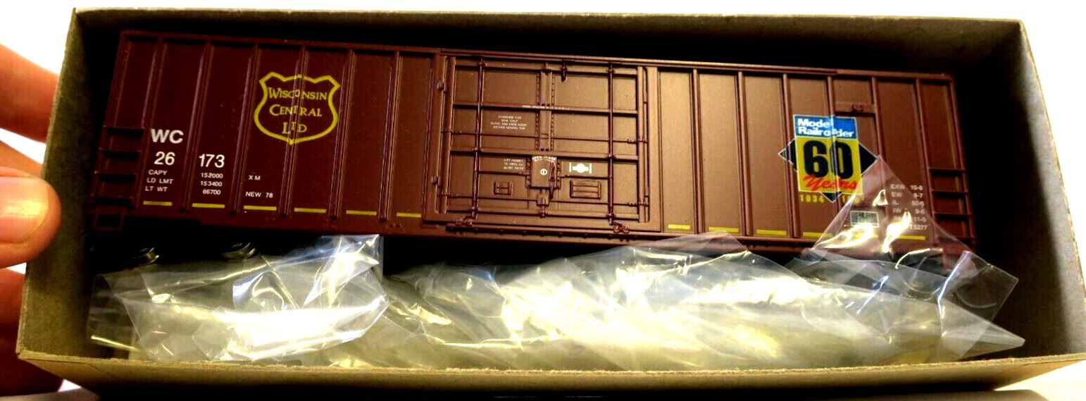ROUNDHOUSE HO 50' BERWICK HI CUBE BOXCAR RND1710 WISCONSINCENTRAL - WISE GUYS HOBBIES LLC