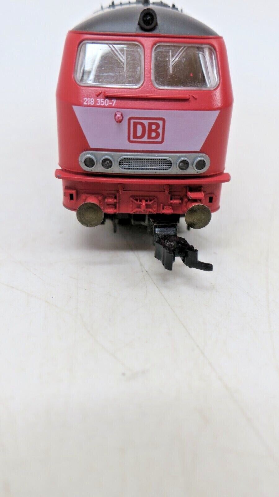 Fleischmann H0 6369 BR 218 350-7 Oriental Red Powered railcar - WISE GUYS HOBBIES LLC