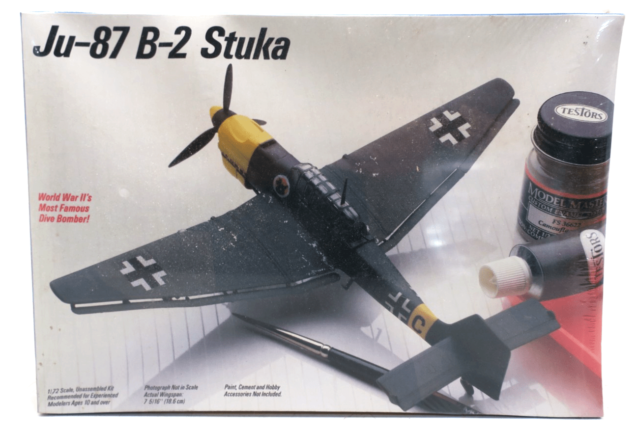 Testors 1/72 Ju - 87 B - 2 Stuka Model Kit 419 SEALED - WISE GUYS HOBBIES LLC