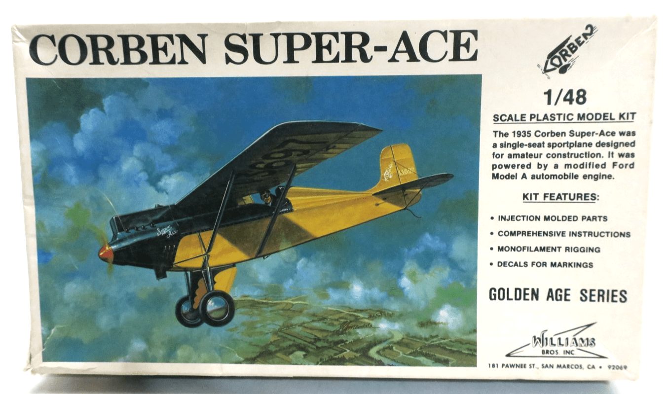 Williams Bros 1/48 Corben Super-Ace Model Kit 48-3191 - WISE GUYS HOBBIES LLC