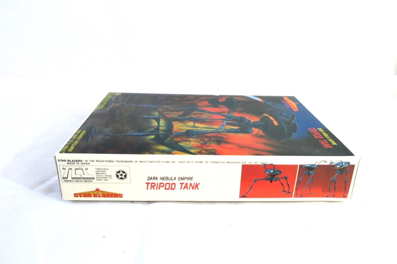 TCI Starblazers Model Kit Dark Nebula Empire Tripod Tank Space Yamato 36146 E3 - WISE GUYS HOBBIES LLC