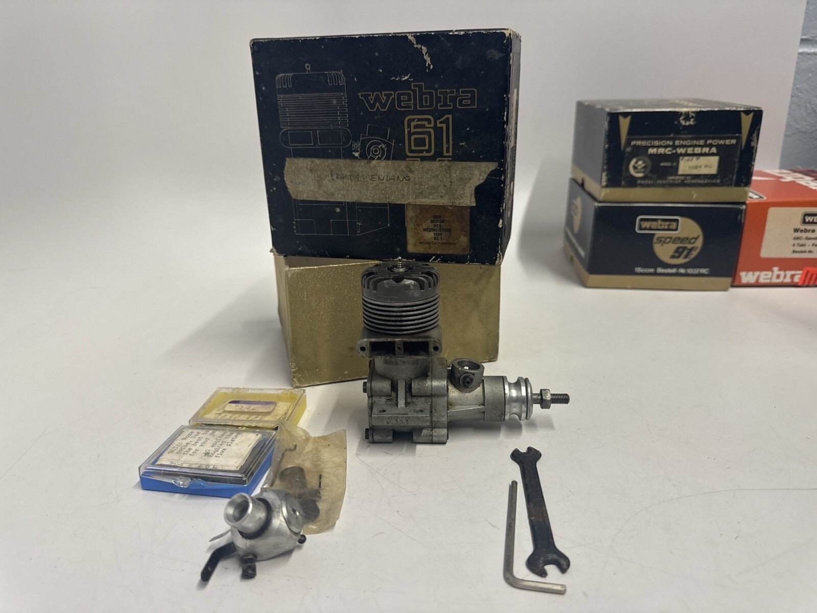 WEBRA ENGINE - WEBRA 61 BLACKHEAD - NR. 1020 RC BOXED - WISE GUYS HOBBIES LLC