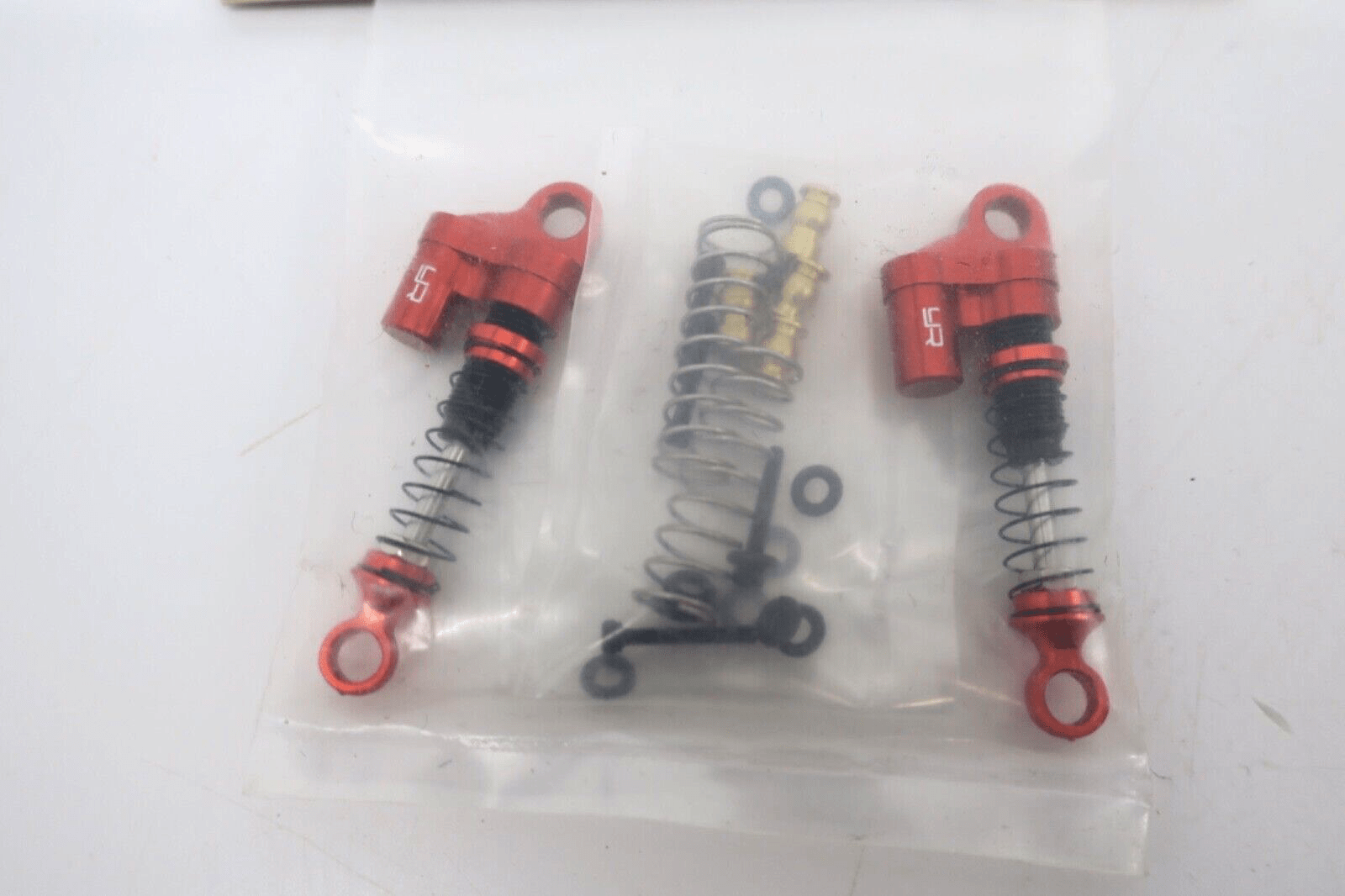 Yeah Racing Aluminum Shock Pair For Axial SCX24 Black AXSC-047BK - WISE GUYS HOBBIES LLC
