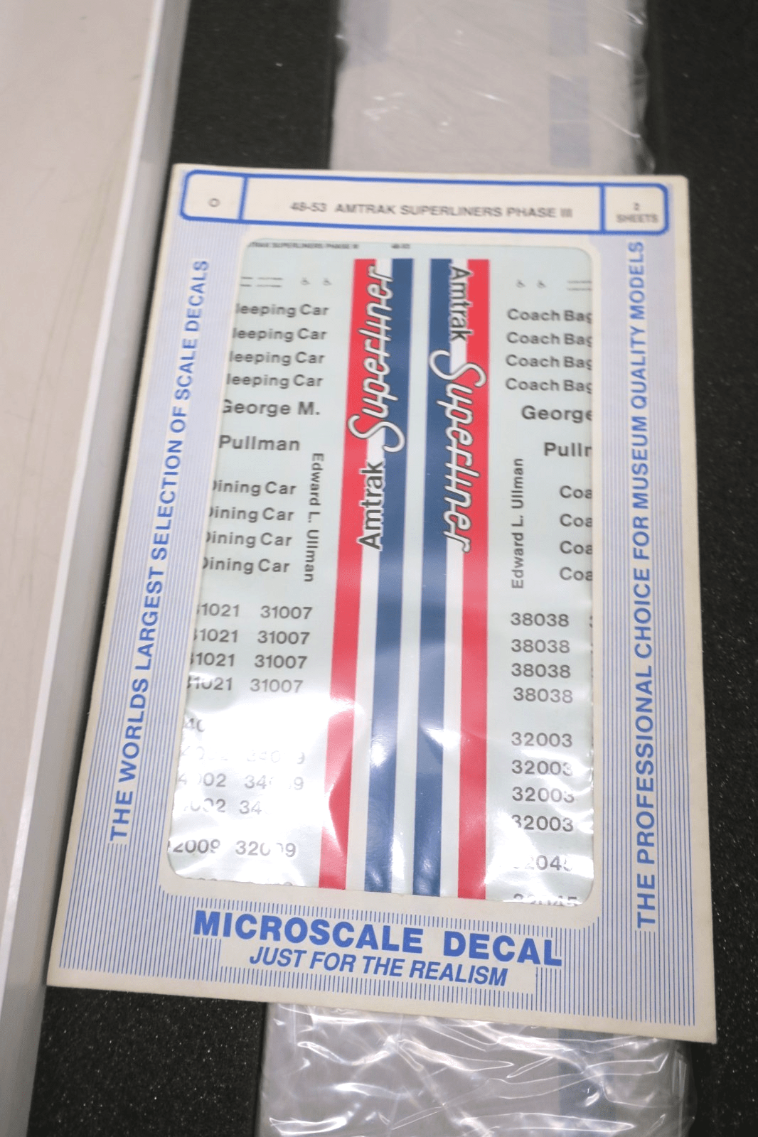 BRASS O Overland 2 rail Amtrak SuperLiner Dining passenger car 38012 OMI - 0748 - WISE GUYS HOBBIES LLC