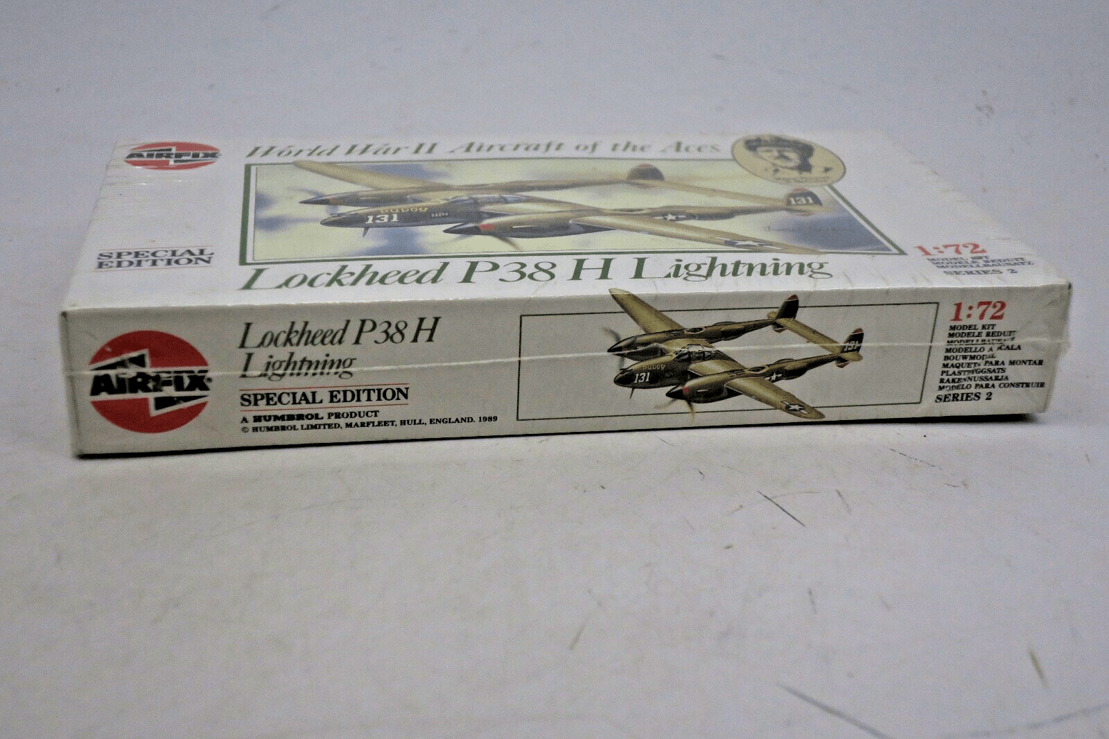 Sealed Airfix World War II Aircraft 1/72 Lockheed P38H Lightning Model Kit - WISE GUYS HOBBIES LLC