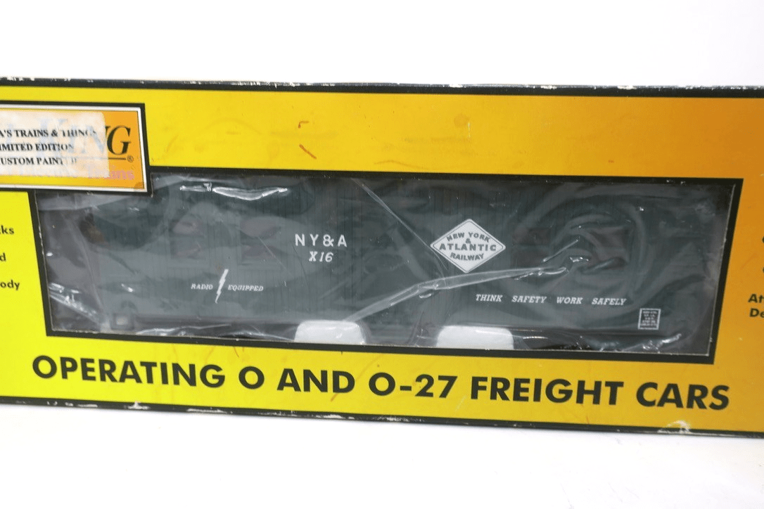 MTH CUSTOM PAINTED NY&A ROTARY SNOW PLOW TROTTA'S TRAINS NY & A - WISE GUYS HOBBIES LLC