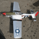 Hangar 9 HAN5100 P - 51 Mustang S 8cc BNF Nitro Aircraft - WISE GUYS HOBBIES LLC