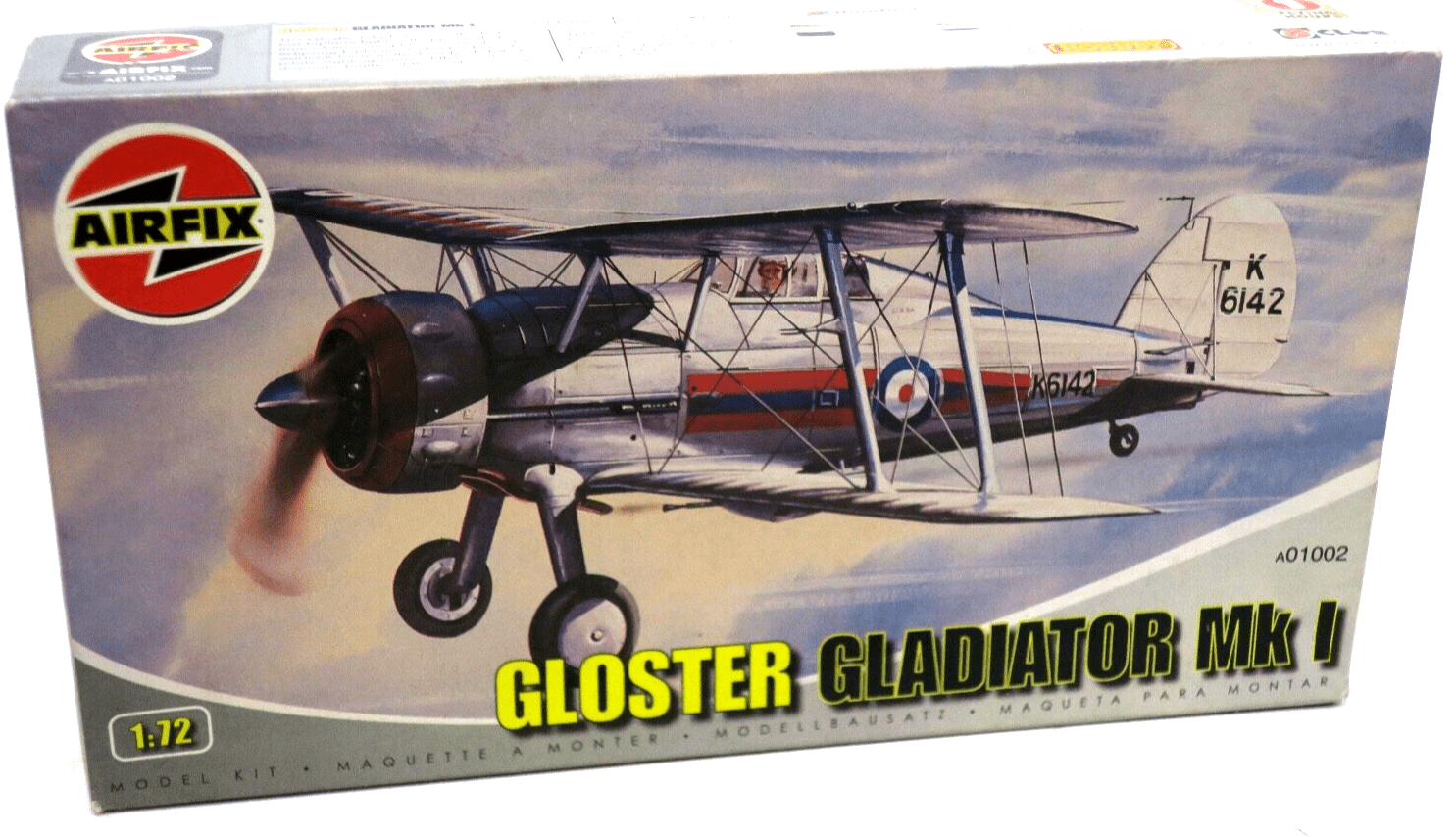 Airfix 1/72 Gloster Gladiator Model Kit A01002 - WISE GUYS HOBBIES LLC
