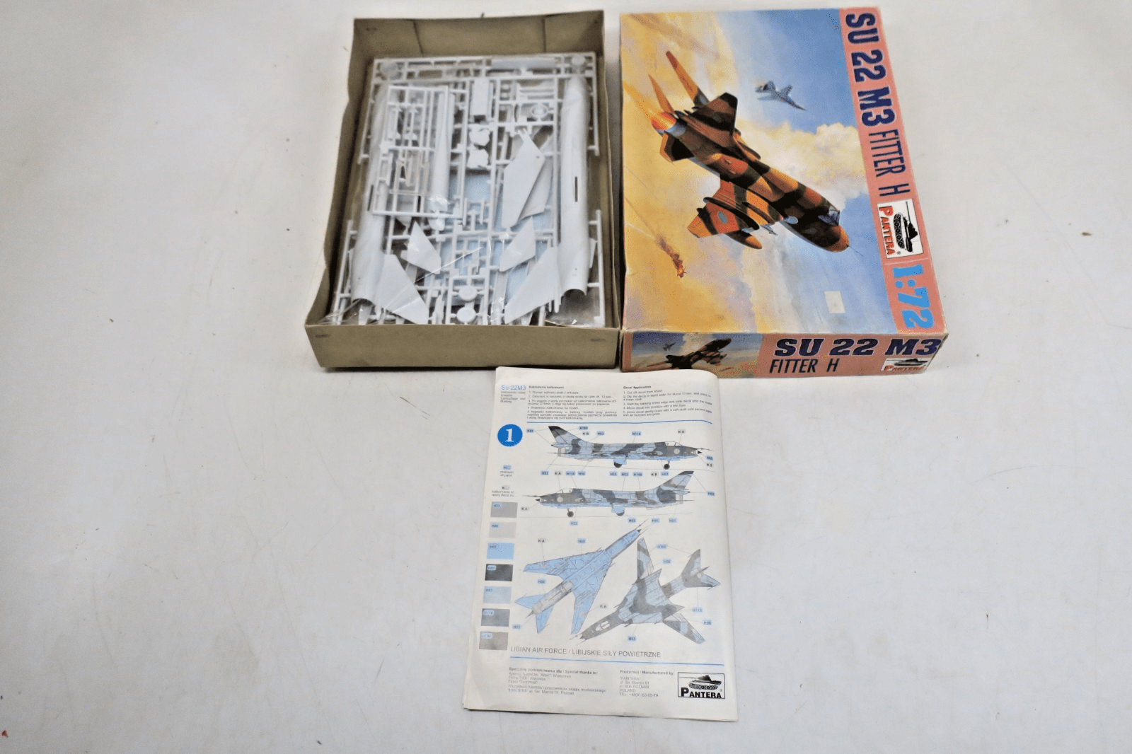 Pantera 1/72 SU 22 M3 Fitter H Model Kit 7204 - WISE GUYS HOBBIES LLC