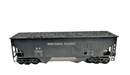 Weaver O Scale 36' Northern Pacific Flat End 2 Bay Hopper 910 - WISE GUYS HOBBIES LLC