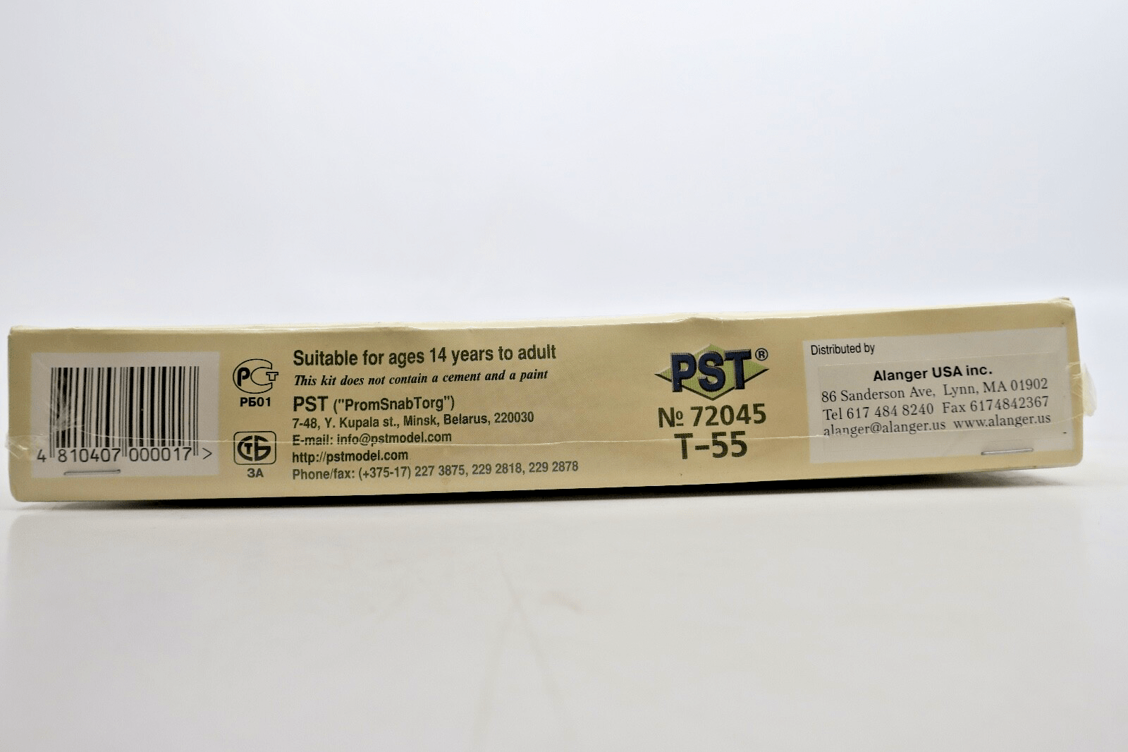 PST 1/72 T-55 Medium Tank Model Kit - WISE GUYS HOBBIES LLC