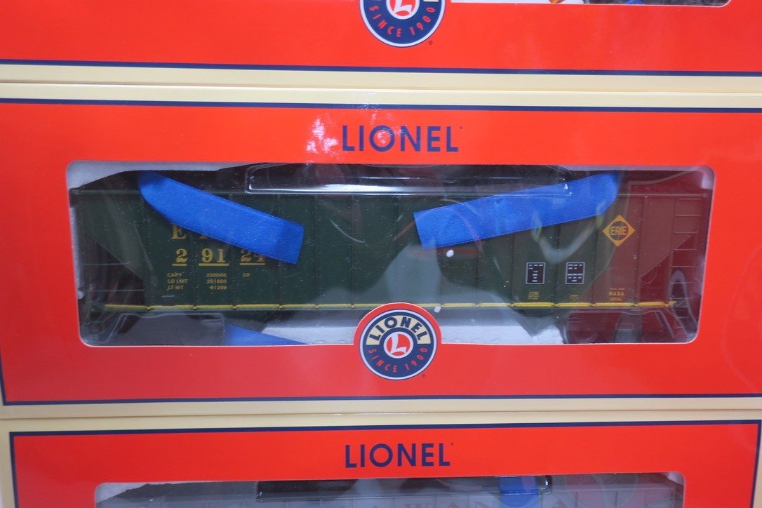 Lionel 6 - 17779 NS Heritage 3 - Bay Open Hopper 3 - Pack (Central of NJ/Erie/Lack) - WISE GUYS HOBBIES LLC